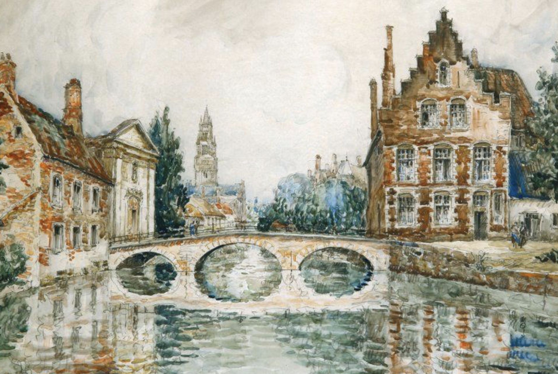 Frank Will, aquarelle