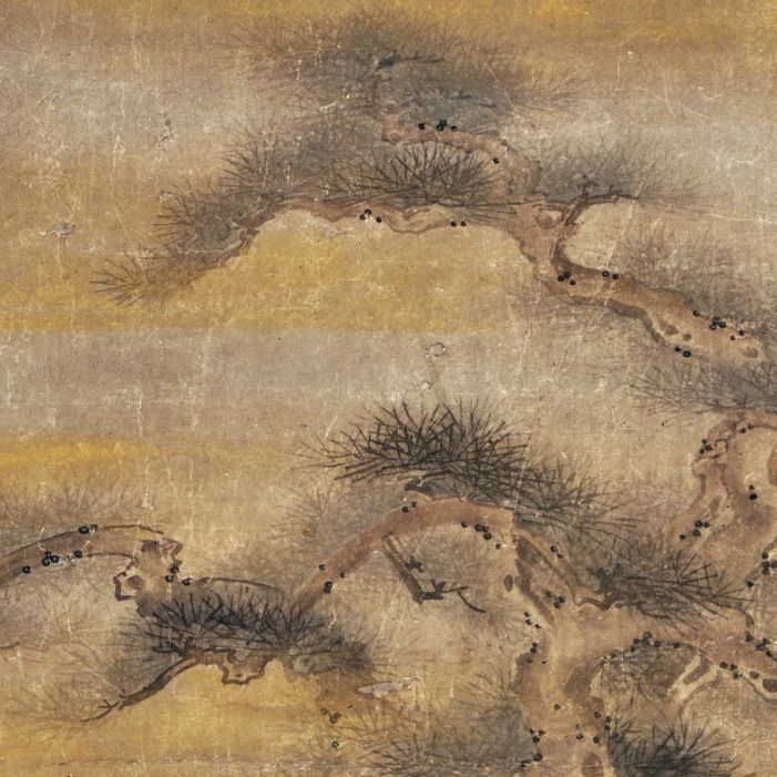 D'apr&egrave;s Iwasa Matabei, encre sur papier