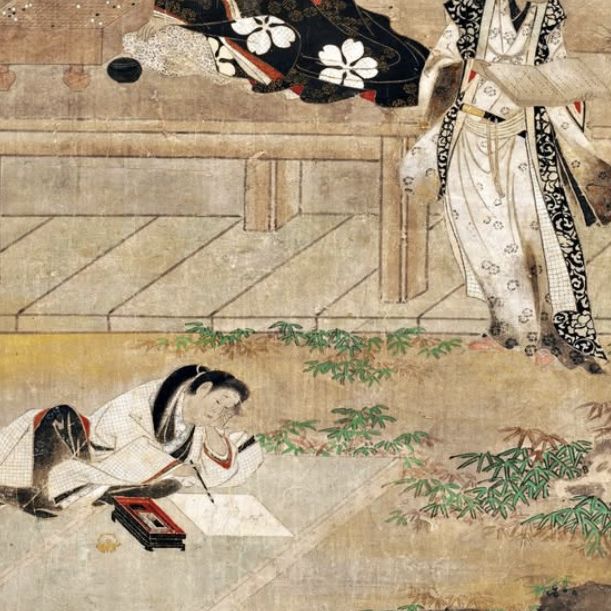 D'apr&egrave;s Iwasa Matabei, encre sur papier