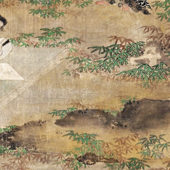 D'apr&egrave;s Iwasa Matabei, encre sur papier