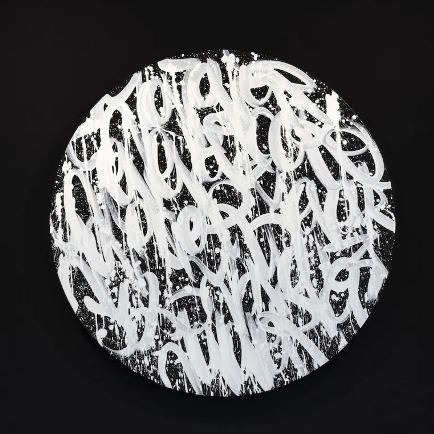 JonOne, techniques mixtes sur toile