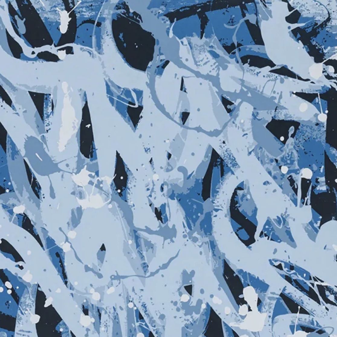 JonOne, techniques mixtes sur toile