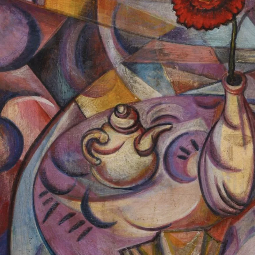 Vladimir Baranoff Rossiné, huile sur toile