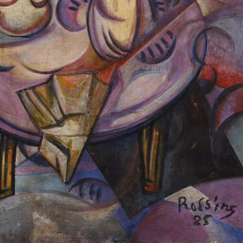 Vladimir Baranoff Rossiné, huile sur toile