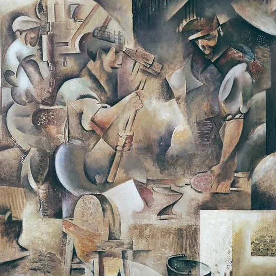 Vladimir Baranoff Rossiné, lithographie