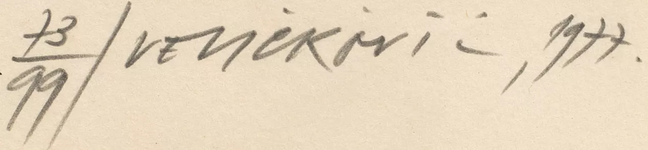 Signature de Vladimir Velickovic
