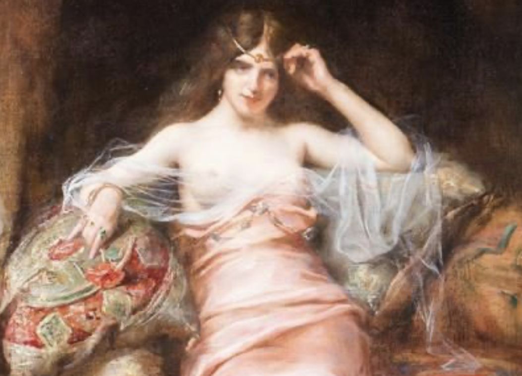 Adrien Tanoux, huile sur toile