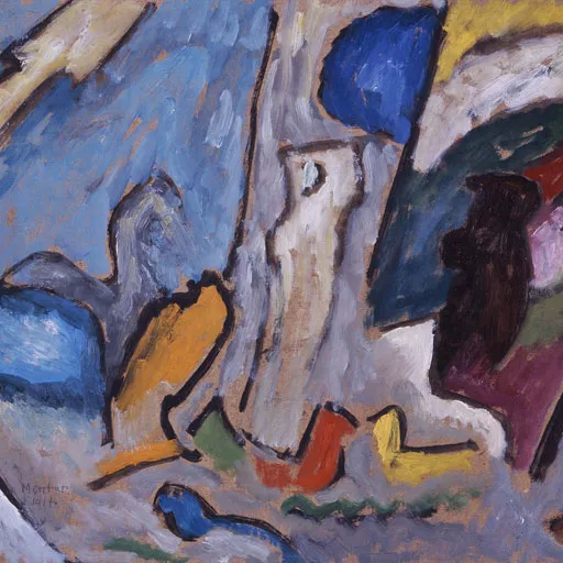 Gabriele M&uuml;nter, huile sur toile