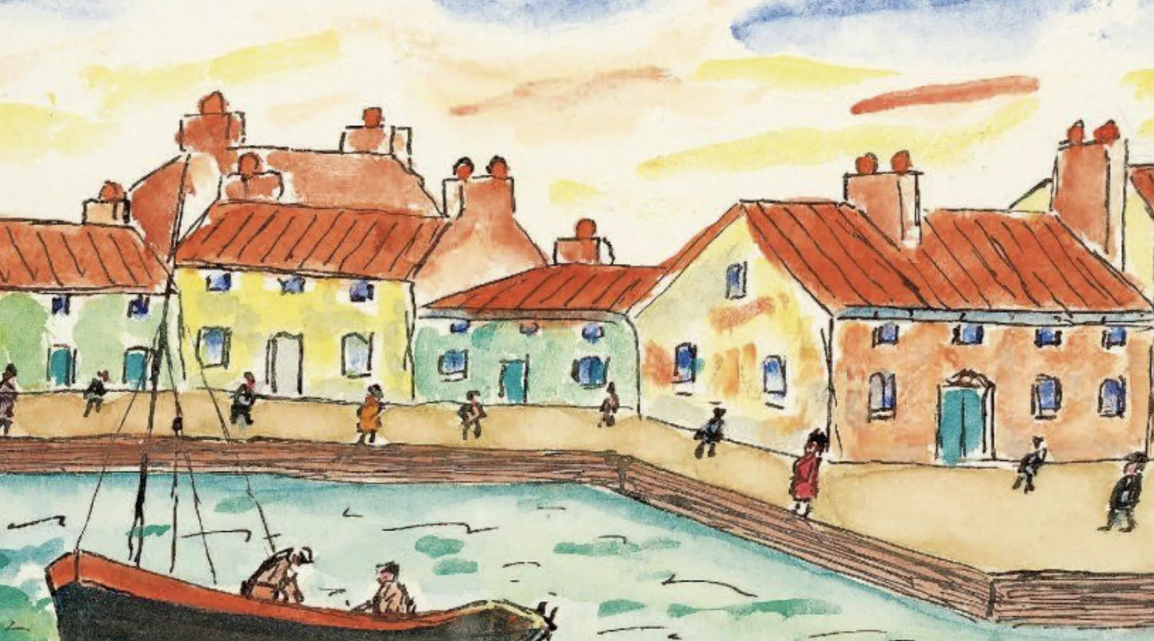 Elis&eacute;e Maclet, aquarelle