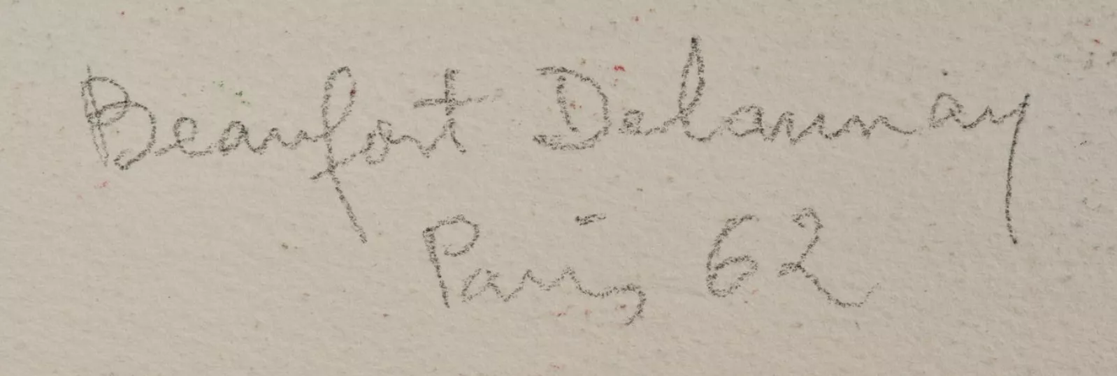 Signature de Beauford Delaney