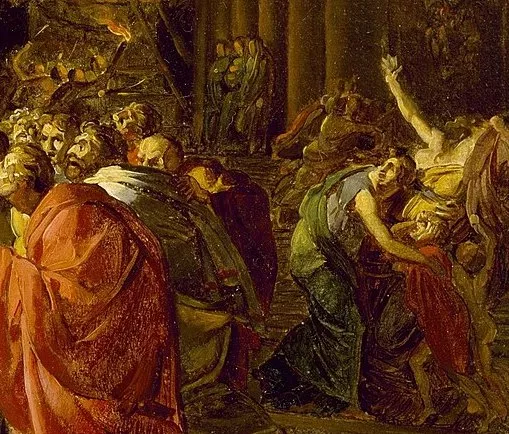 Baron F. G&eacute;rard, huile sur toile