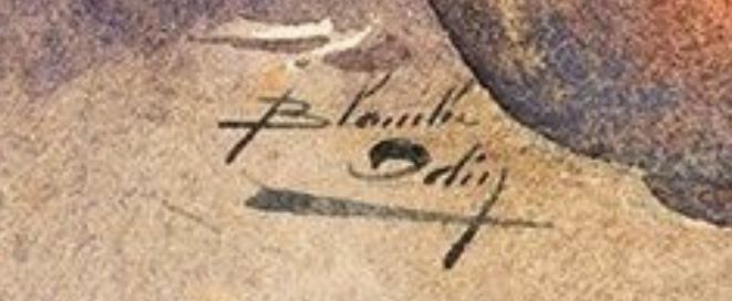 Signature de Blanche Odin