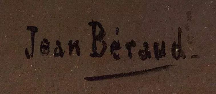 Signature de Jean B&eacute;raud