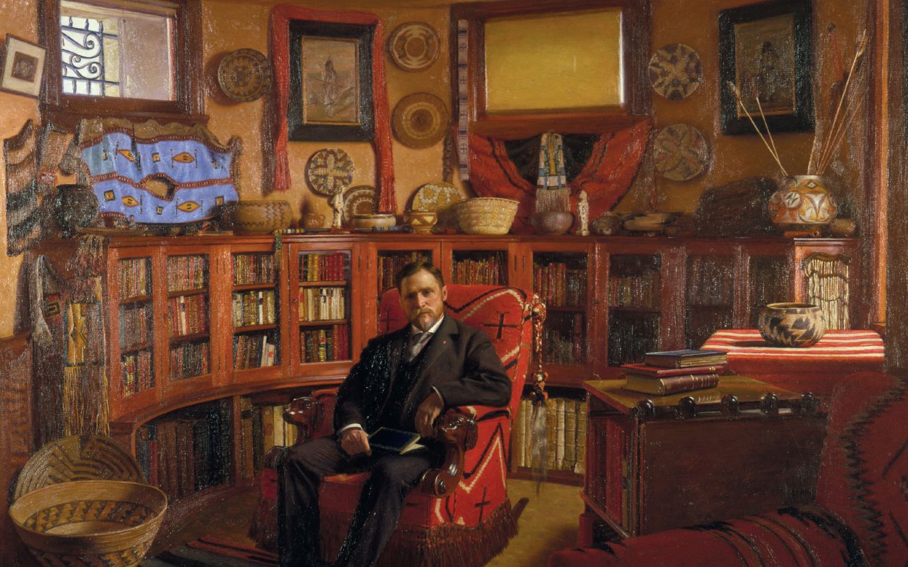Burbank, huile sur toile (portrait de son oncle)