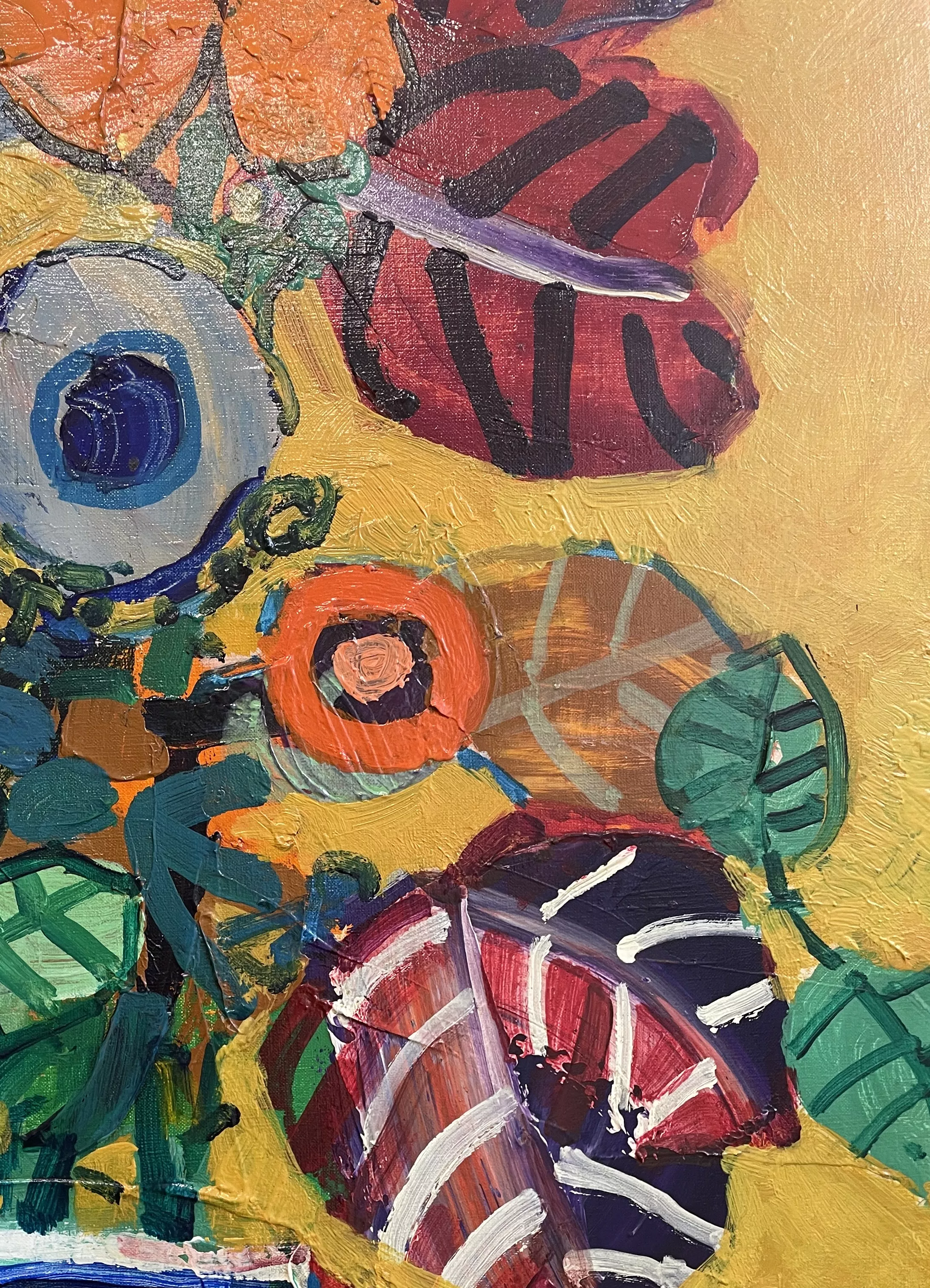 Paul A&iuml;zpiri, huile sur toile