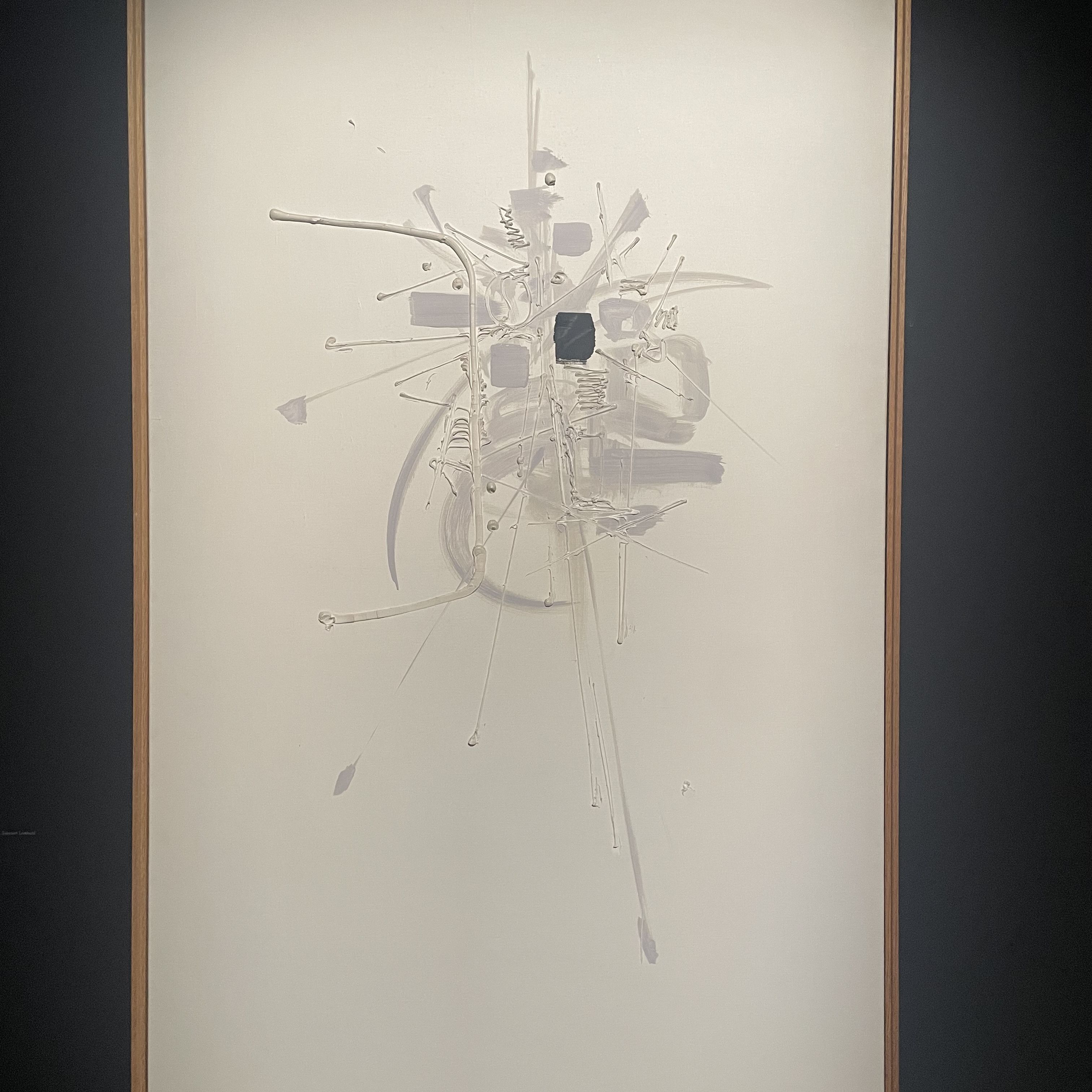 Georges Mathieu, huile sur toile