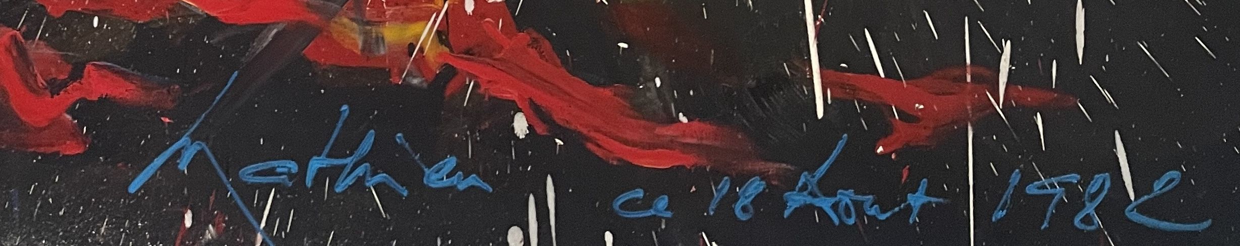 Signature de Georges Mathieu