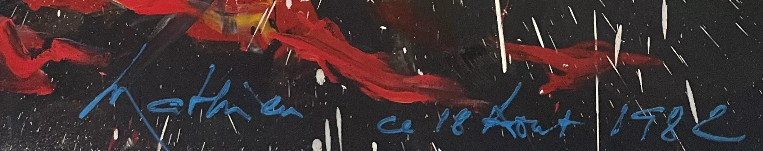 Signature de Georges Mathieu