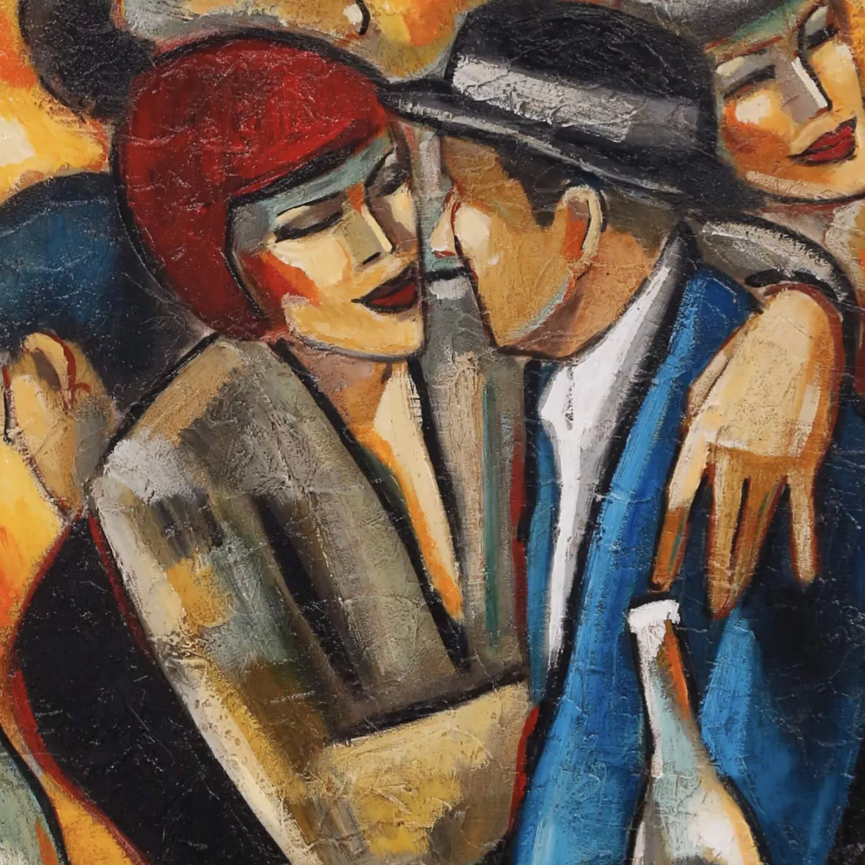 St&eacute;phane Gisclard, huile sur toile