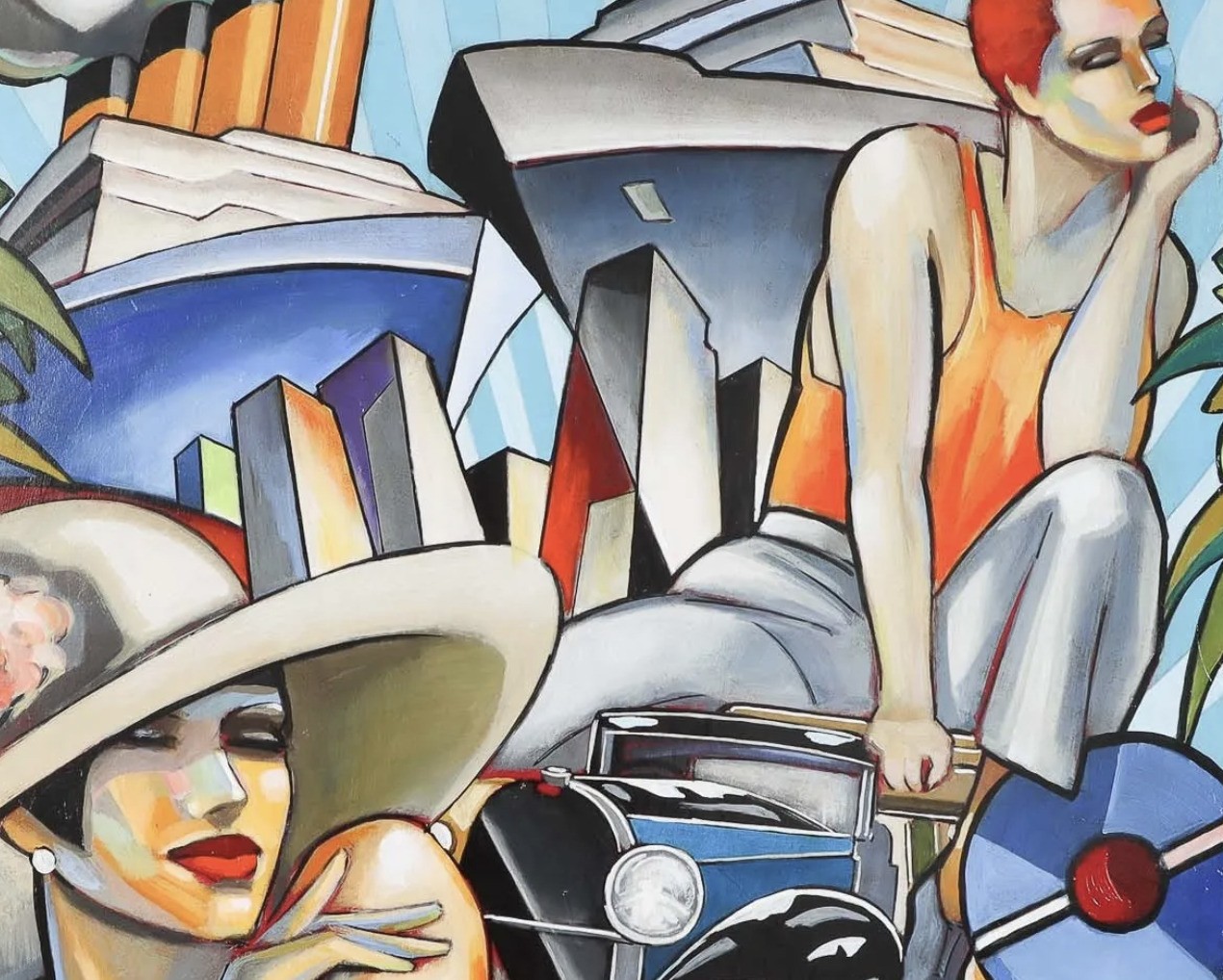 Stéphane Gisclard, huile sur toile