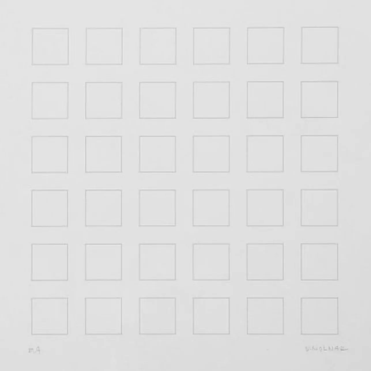 Vera Molnar, s&eacute;rigraphie