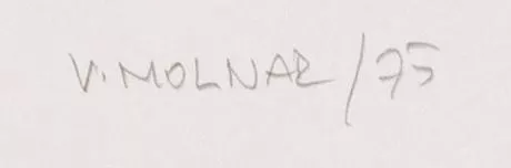 Signature de Vera Molnar