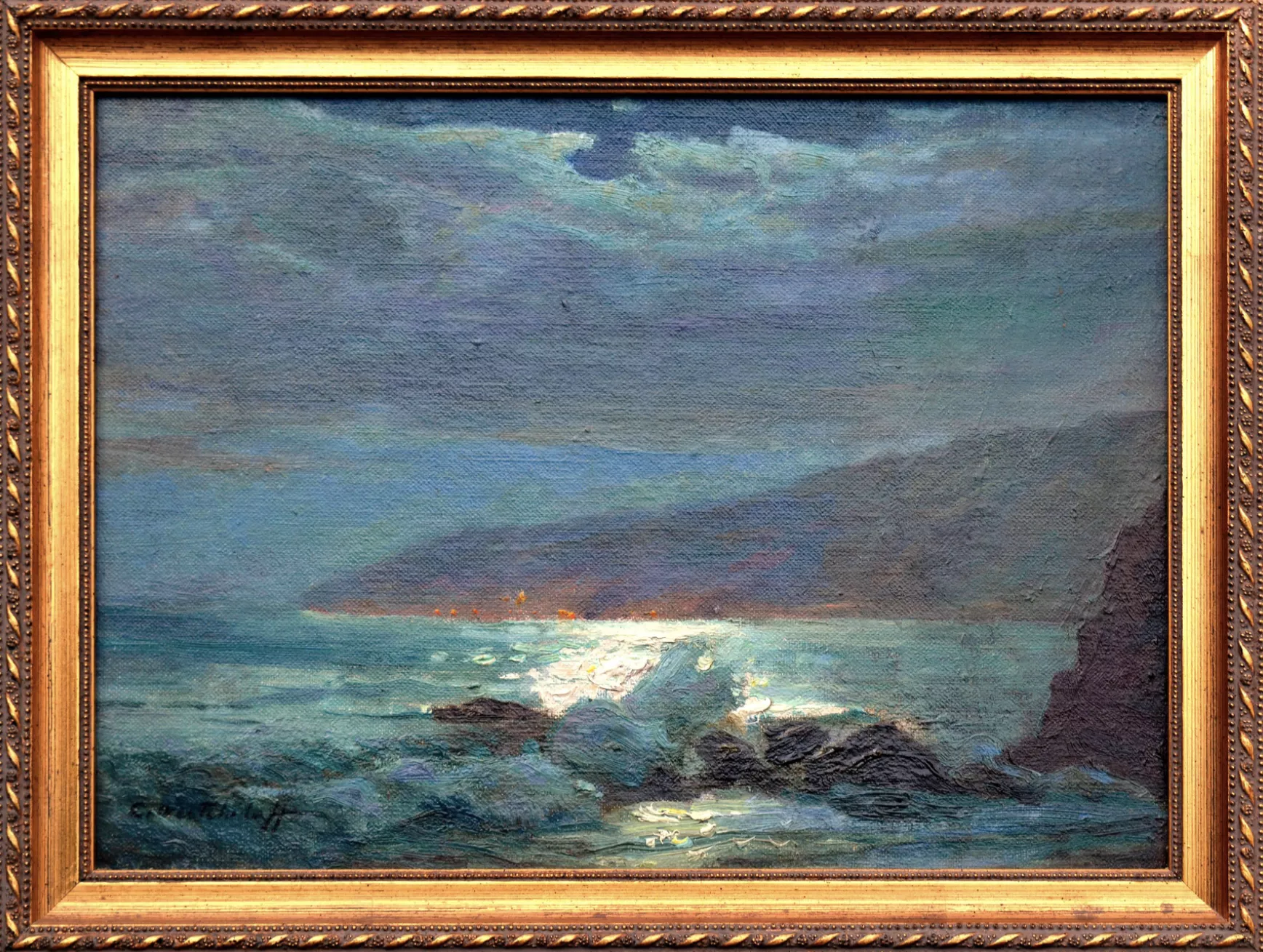 Constantin Westchiloff, huile sur toile