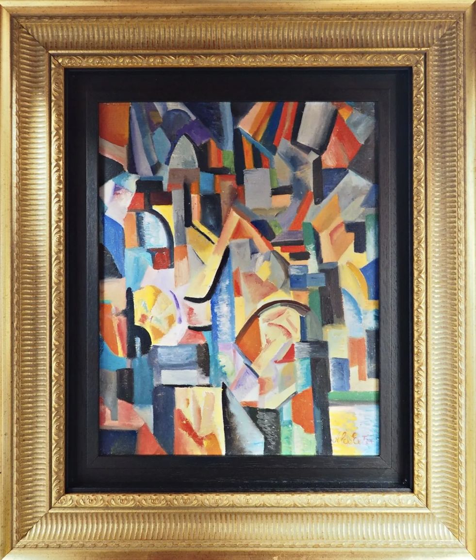 Alexandra Exter, huile sur toile