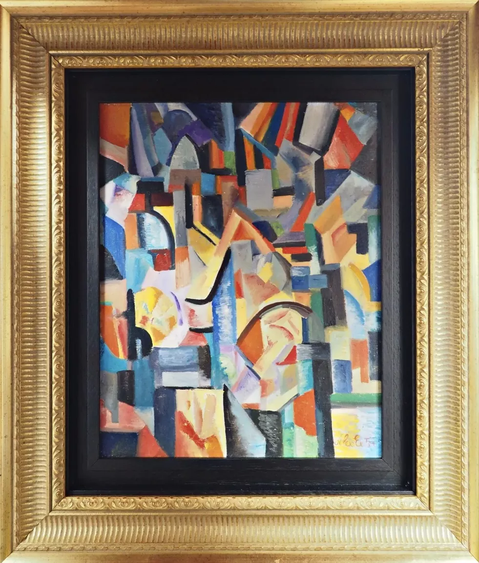 Alexandra Exter, huile sur toile