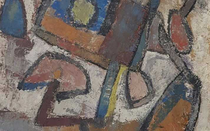 Jacques Doucet, huile sur toile