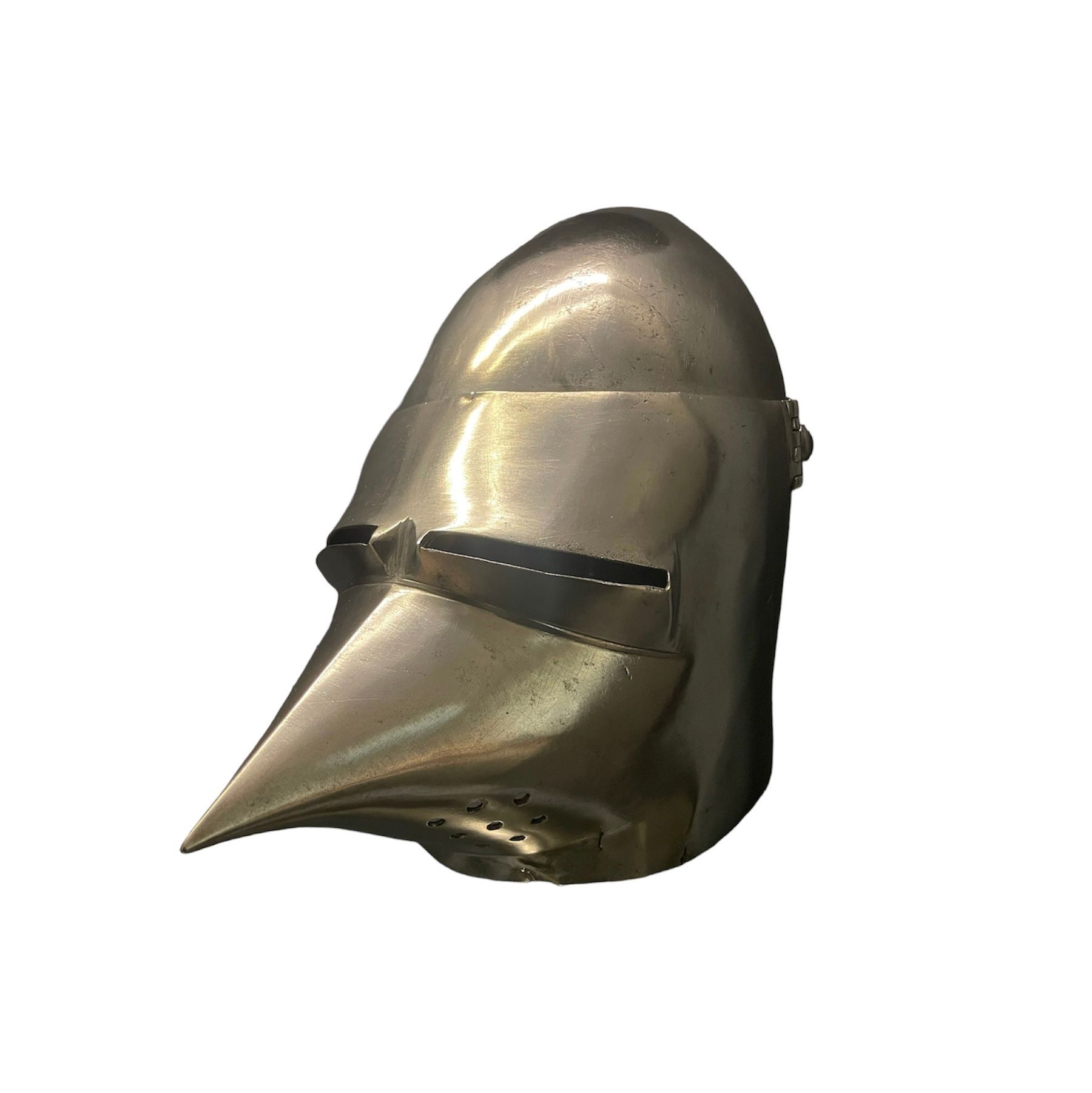 Casque museau de chien en acier