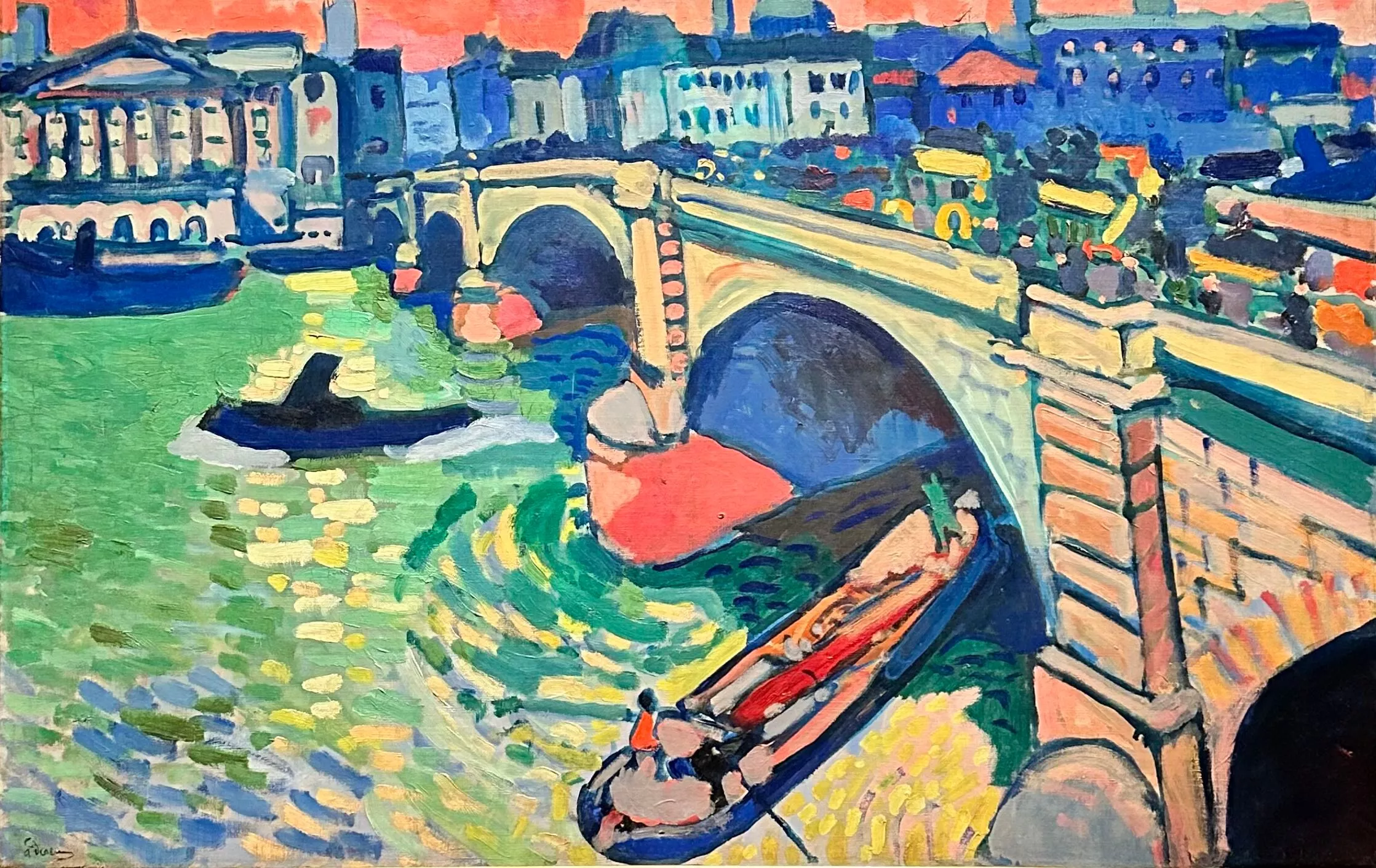 Derain, huile sur toile