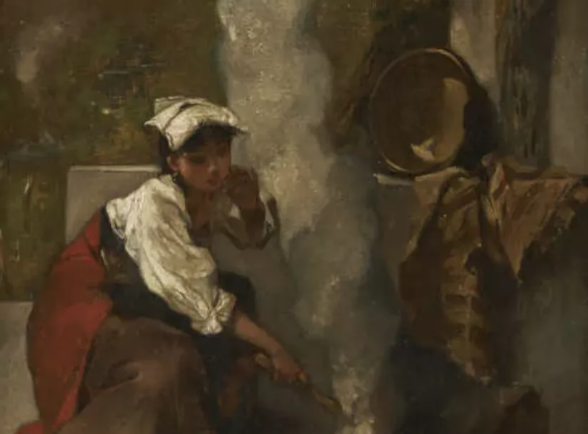 François Reynaud, huile sur toile