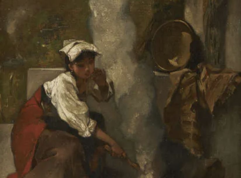 François Reynaud, huile sur toile