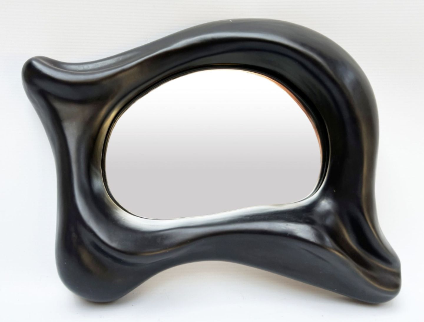 Georges Jouve et Michel Asselbur, miroir en céramique