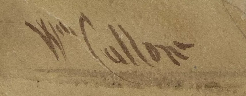 Signature de William Callow