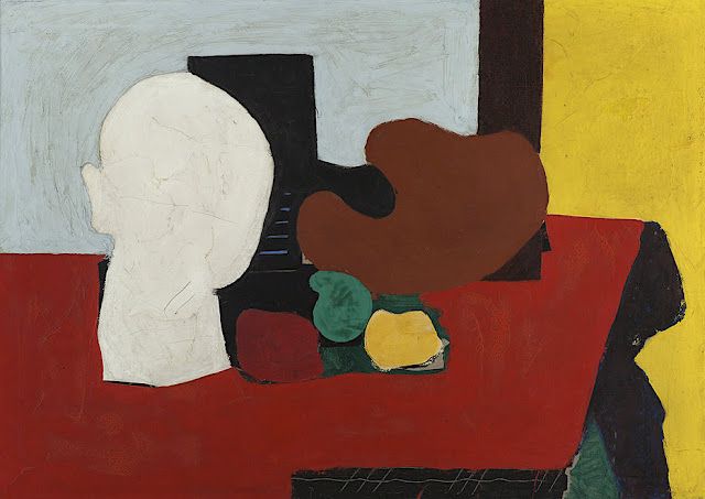 Arshile Gorky, Still Life Red And Yellow,1930, huile sur toile