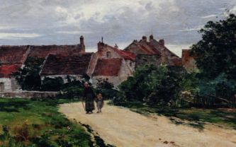 Albert Rigolot, huile sur toile