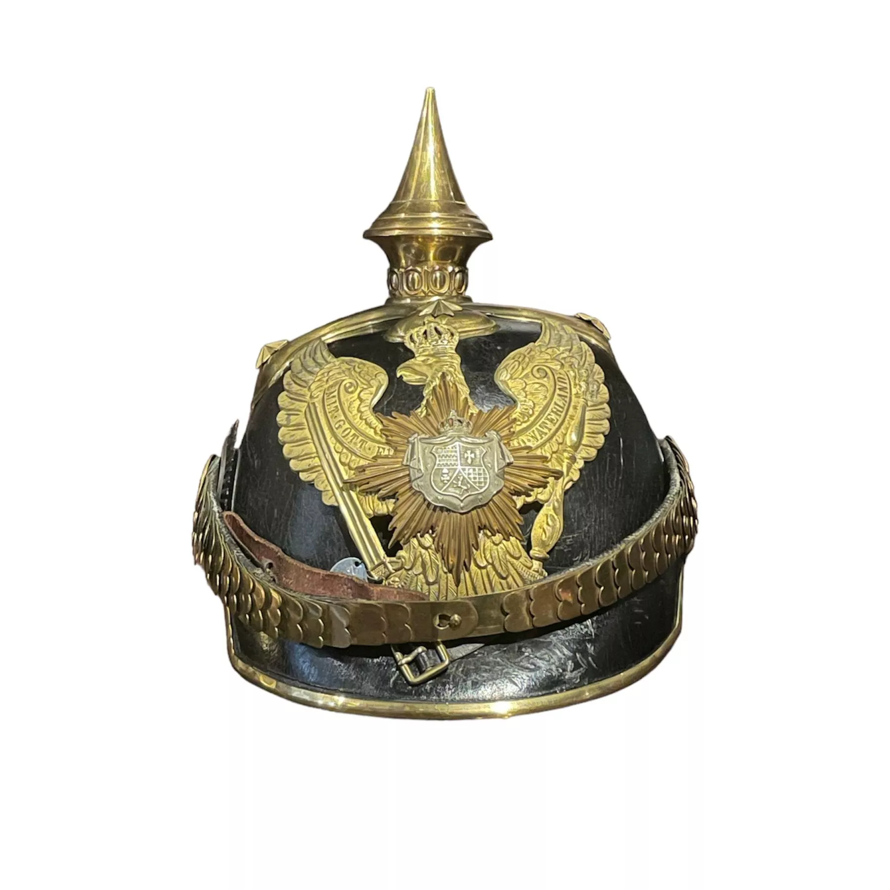 Casque &agrave; pointe, XIX