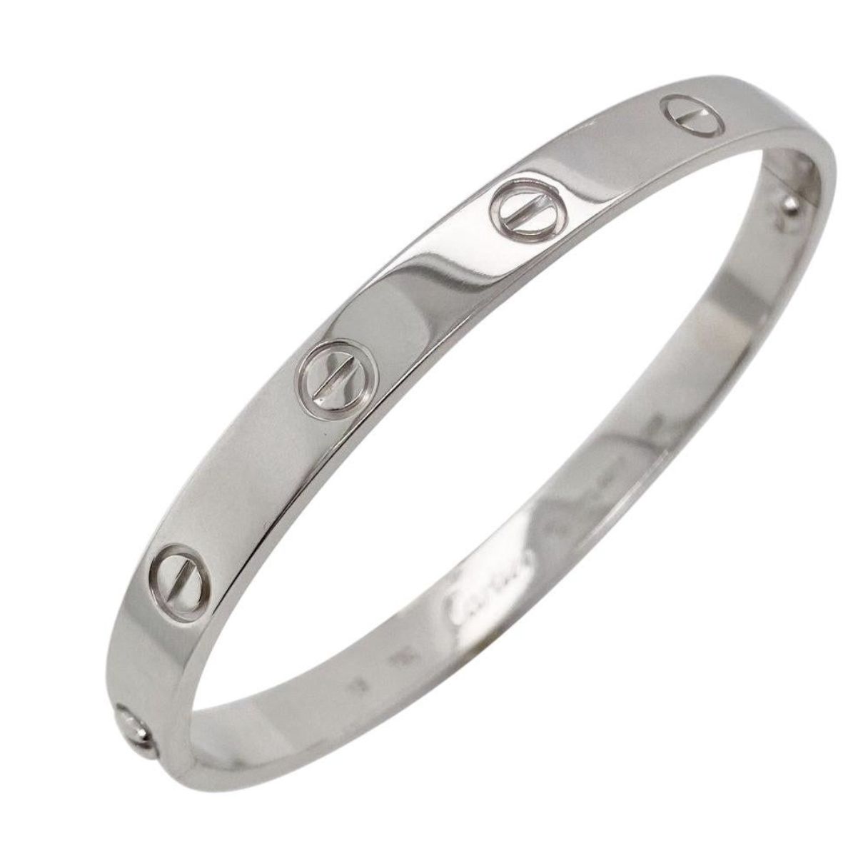 Cartier Love, bracelet en or blanc