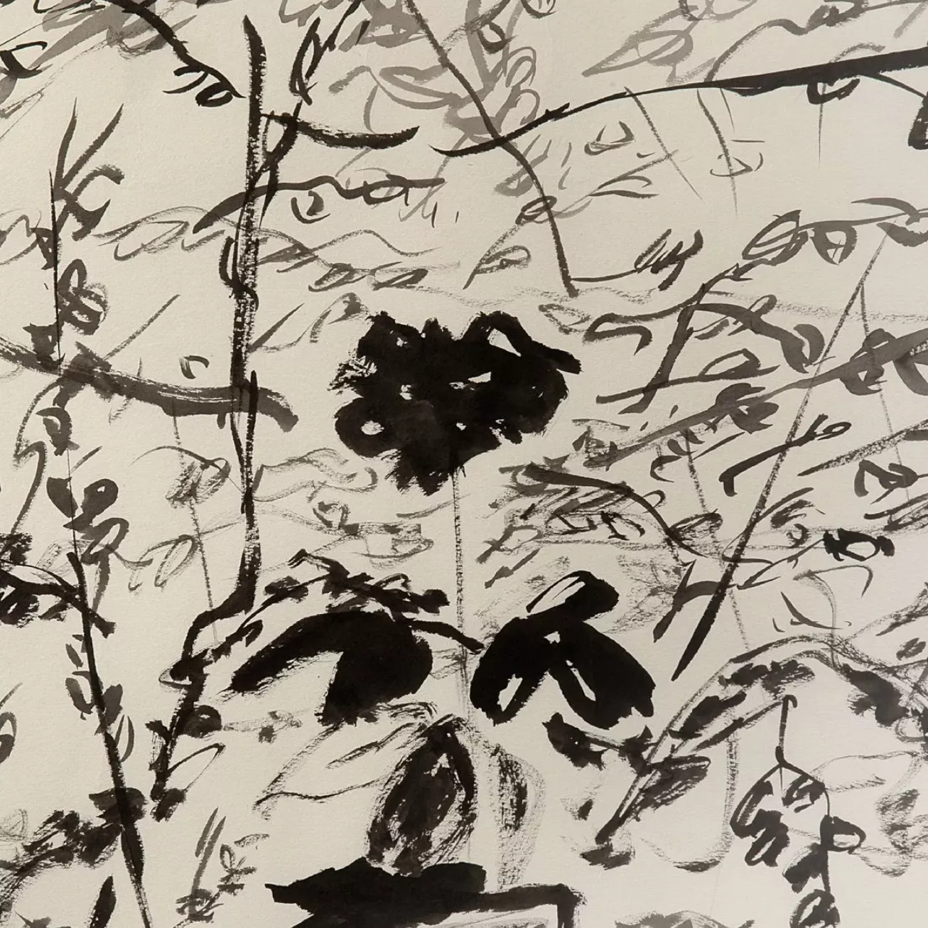 Etel Adnan, encre sur papier