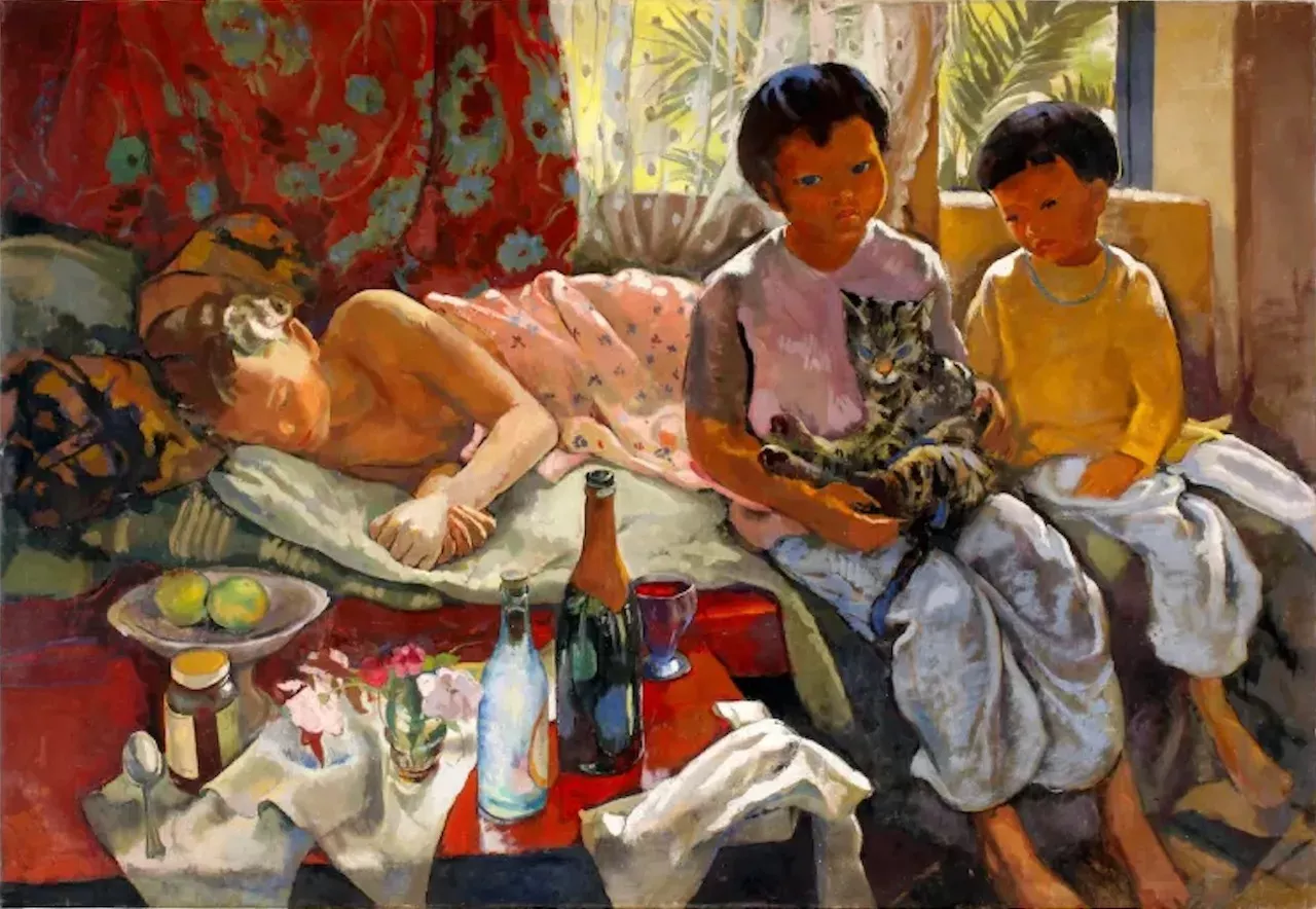 Alix Aym&eacute;, huile sur toile