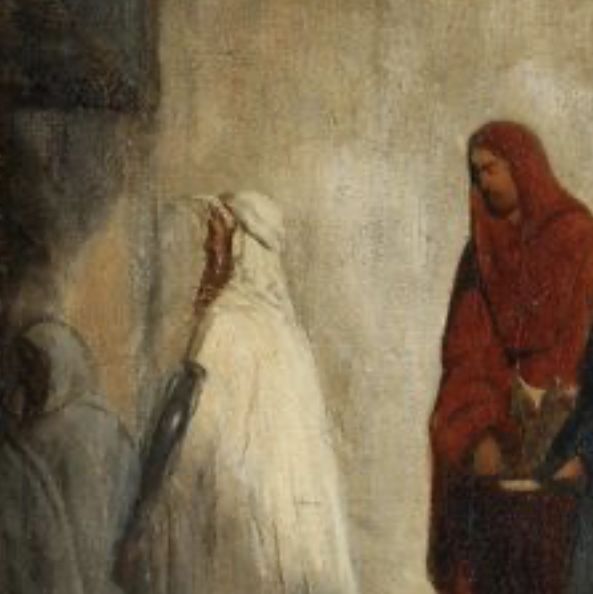 Puvis de Chavannes, huile sur toile