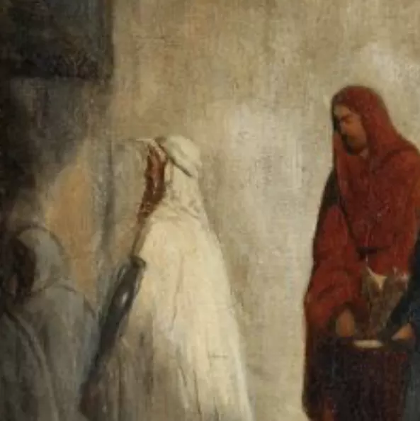 Puvis de Chavannes, huile sur toile