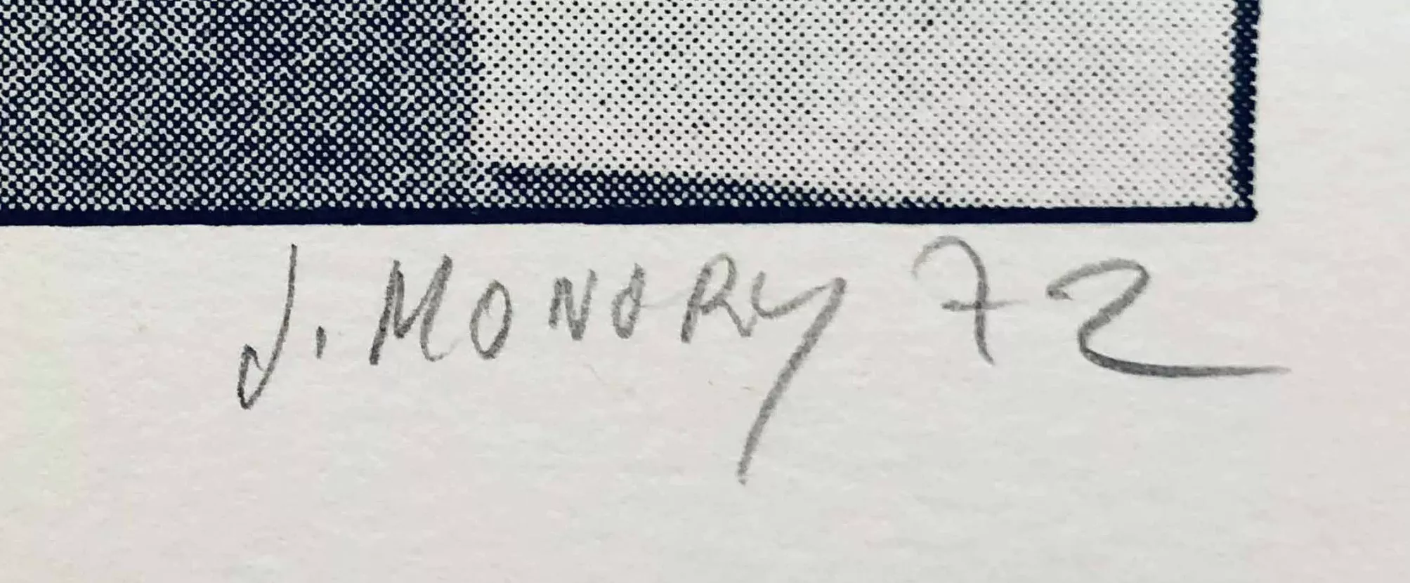 Signature de Jacques Monory