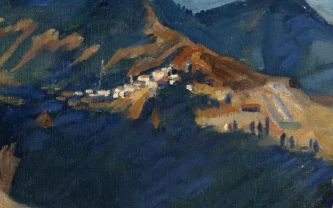 Martiros Saryan, huile sur toile