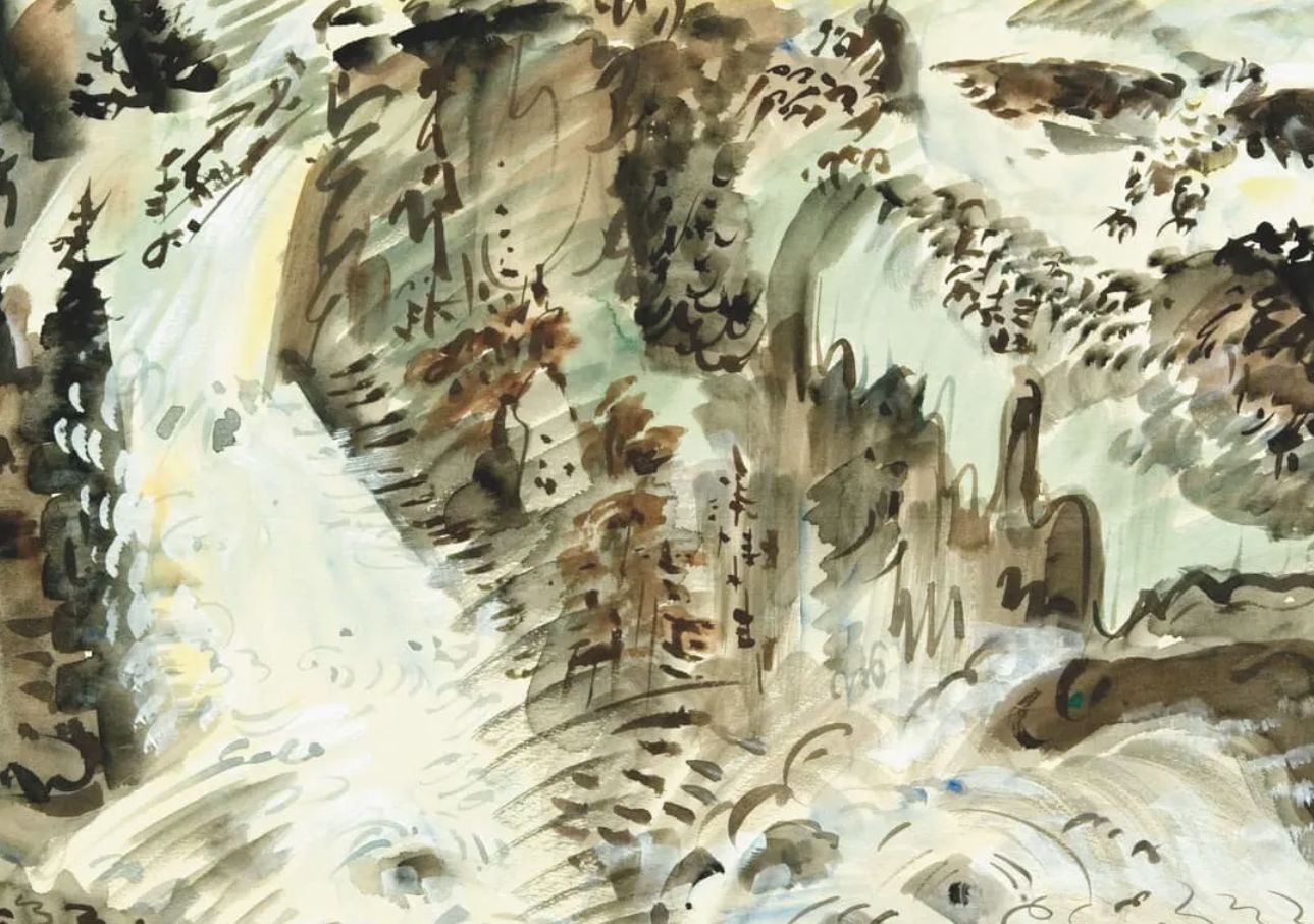 André Masson, techniques mixtes sur papier