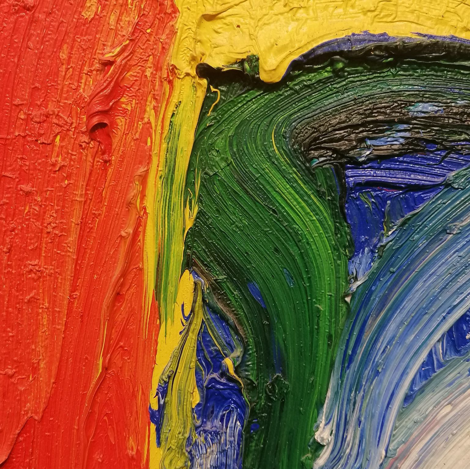 Lindstrom, huile sur toile, détails