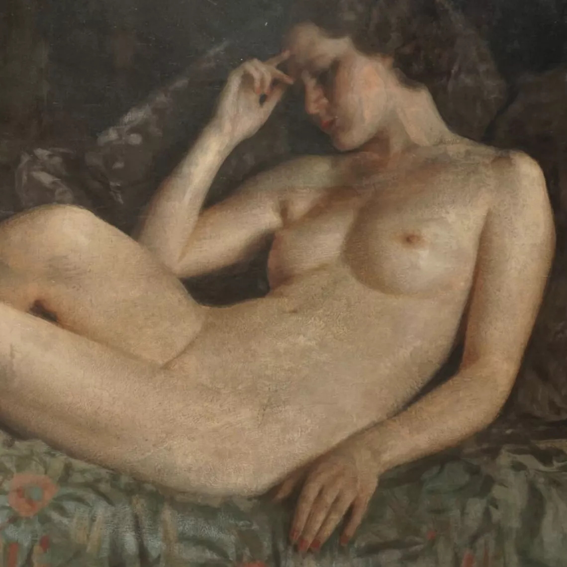 Maurice Joron, huile sur toile