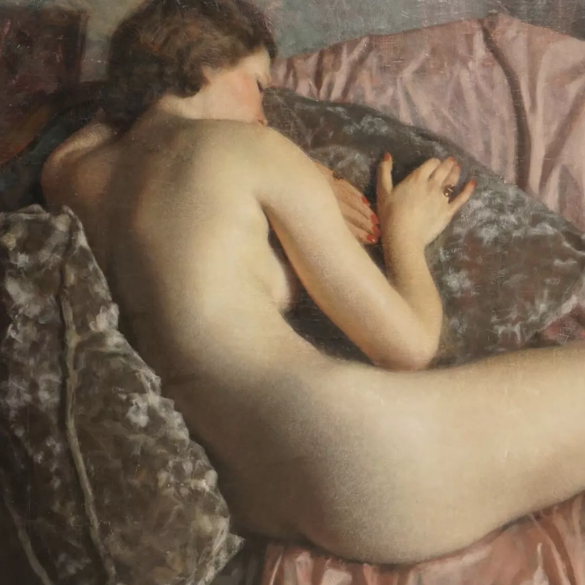 Maurice Joron, huile sur toile
